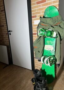 BURTON SNOWBOARD SET+SPYDER NOHAVICE