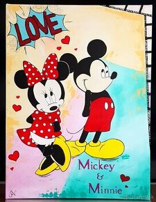 Obraz Mickey a Minnie