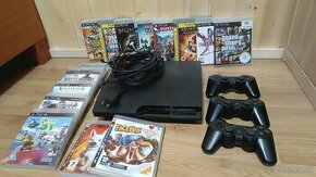 PS3 so 15 hrami a 3 ovládačmi. - 1