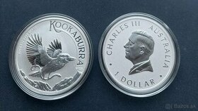 Australia Kookaburra 1oz 2024 investicne striebro