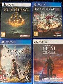 PS5 a PS4 Hry - Elden Ring , Star Wars