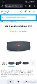 JBL Charge Essential 2 sivý