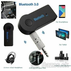 Bezdrôtový bluetooth príjmač do auta / na doma / adaptér - 1