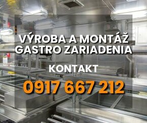 Výroba a montáž gastro zariadenia