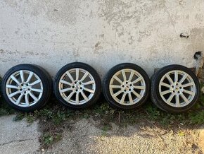 Hliníkové disky AEZ 5x112 + zimné pneu 235/45 R18