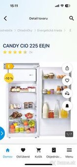 Nova chladnicka Candy CIO 225EE/N