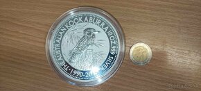 10 oz Kookaburra strieborná investičná minca - 1