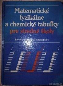 Matematické, fyzikálne a chemické tabuľky pre SŠ