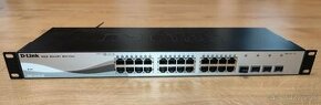 Manazovatelny switch 28x1Gbps, D-Link DGS-1210M