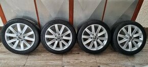 Predam orginal VW Porto elektrony 5x112 r17 et54 J7 225/45 - 1