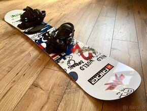 Na predaj snowboard B2 BURNER, topánky a vak