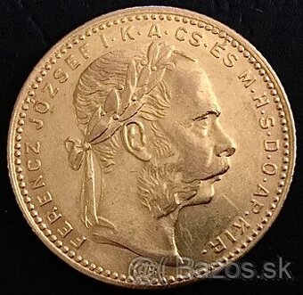 8 Zlatník/20 Frank 1881 KB FJI