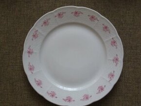 Retro porcelánové dezertné taniere THUN - 10ks - 1