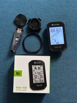 GPS cyklopočítač Bryton Rider 420