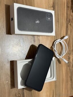 Predám Apple iPhone 11 128GB Black Malé známky opotrebovania