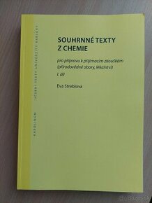 Skriptá Souhrnné texty z chemie 1. díl - Eva Streblová