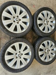 Zimne komplety pneu 205/50r17, 5x112r17  hlinikovy disk skod