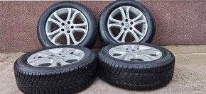 ALU Nissan 5x114,3 a zimné Fulda 215/60 R17