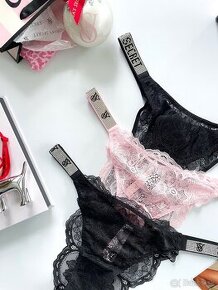 Victoria’s Secret luxusne shine strap brazilky nohavičky M