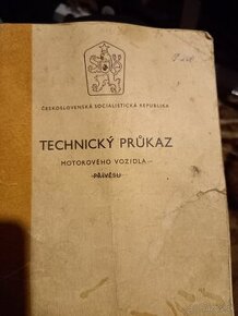 Predám Technický preukaz na Čz 250 471