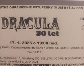 Dracula 30 let Bratislava