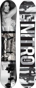 Snowboard Nitro addict 155 + viazanie burton mission vel. M