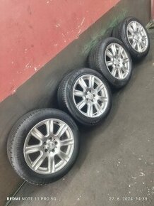 Predám tieto al.disky BBS 5x112 R17 s pneu 225/50 r17 8mm.