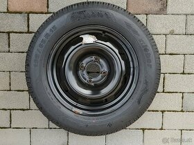 Plechový disk Peugeot,Citroen+pneu 195/65R15,6Jx15 ET-27 - 1