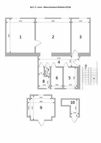 Na predaj: Veľký 3 izbový byt na Ulici M.R.Štefánika, Levice - 1