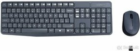 Logitech Wireless Combo MK235 CZ sivá -NOVA org. balenie