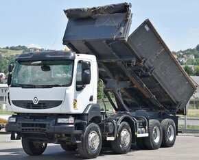 RENAULT KERAX DXI 460- 8x4 -VOLVO FMX trojstranný sklápač