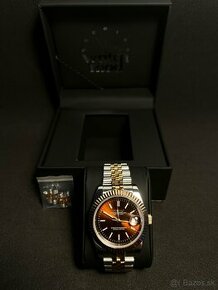 Seiko mod Datejust Bicolor Brown - 1