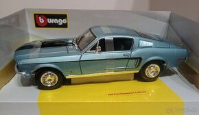 1:18 FORD MUSTANG GT COBRA JET 1968, Bburago