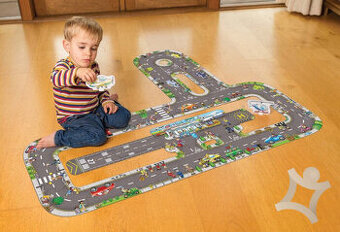 Cesta - podlahové puzzle Giant Road Jigsaw