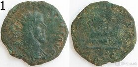 rímske mince panovníka Postumus - 1