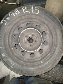 Predám 4ks disky 15" 5x98 fiat, alfa