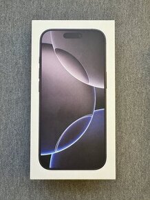 Predám nový Iphone 16 Pro 256 GB BLACK TITANIUM