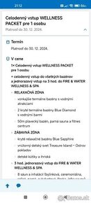 Voucher na vstup do Aquacity Poprad +wellness