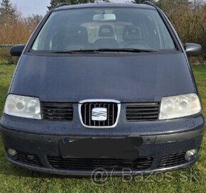 Predam Seat Alhambra 1.9TDI 85kw r.v 2003 modra meteliza