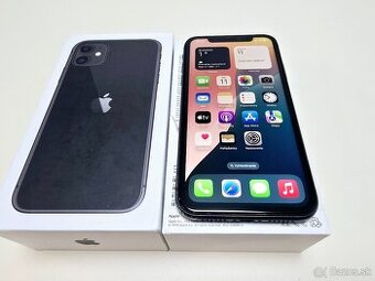 APPLE IPHONE 11 64GB BLACK ,BATERKA 100%