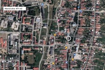 1091b Stavebný pozemok ulica Hlavná, Moldava nad Bodvou