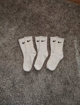 Nike biele ponožky