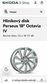 Kolesá komplet -Elektrony Škoda Perseus 18” ET48, 7,5J - 1