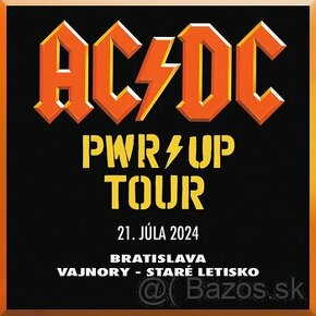 AC/DC - tribuna / sedenie , za kupnu cenu