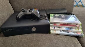 Xbox 360 S 250GB + ovladac + hry