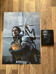 Death Stranding steelbook edition + plagát