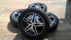 17 Elektrony 5x100 SKODA-VW-SEAT + 225/45 R17 cca 5-6mm LETO - 1