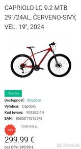 Capriolo LC 9,2 MTB 29" / 24 Al