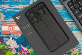 Silikónové puzdro s koženkovým vzorom pre Realme - 1