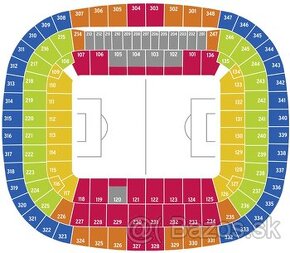 vstupenky na zápas LM Bayern Mníchov - ŠK Slovan Bratislava